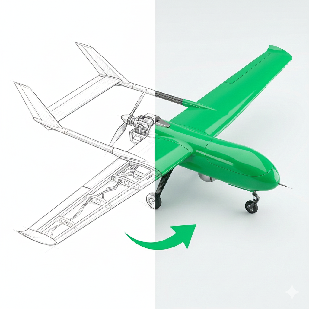 Návrh modulární bezpilotní platformy